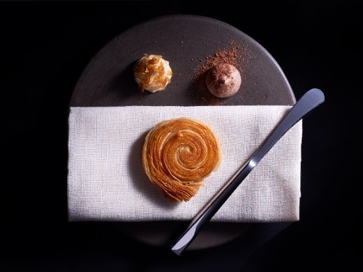 Roti Canai with Sambal Udang and Krim Mentega Milo