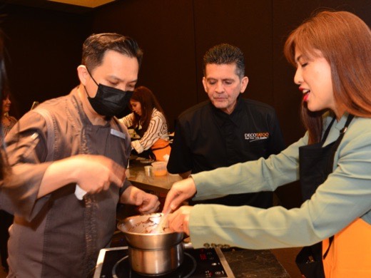 Chocolate Fondant Workshop Photo