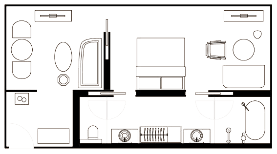 Deluxe Suite Floorplan